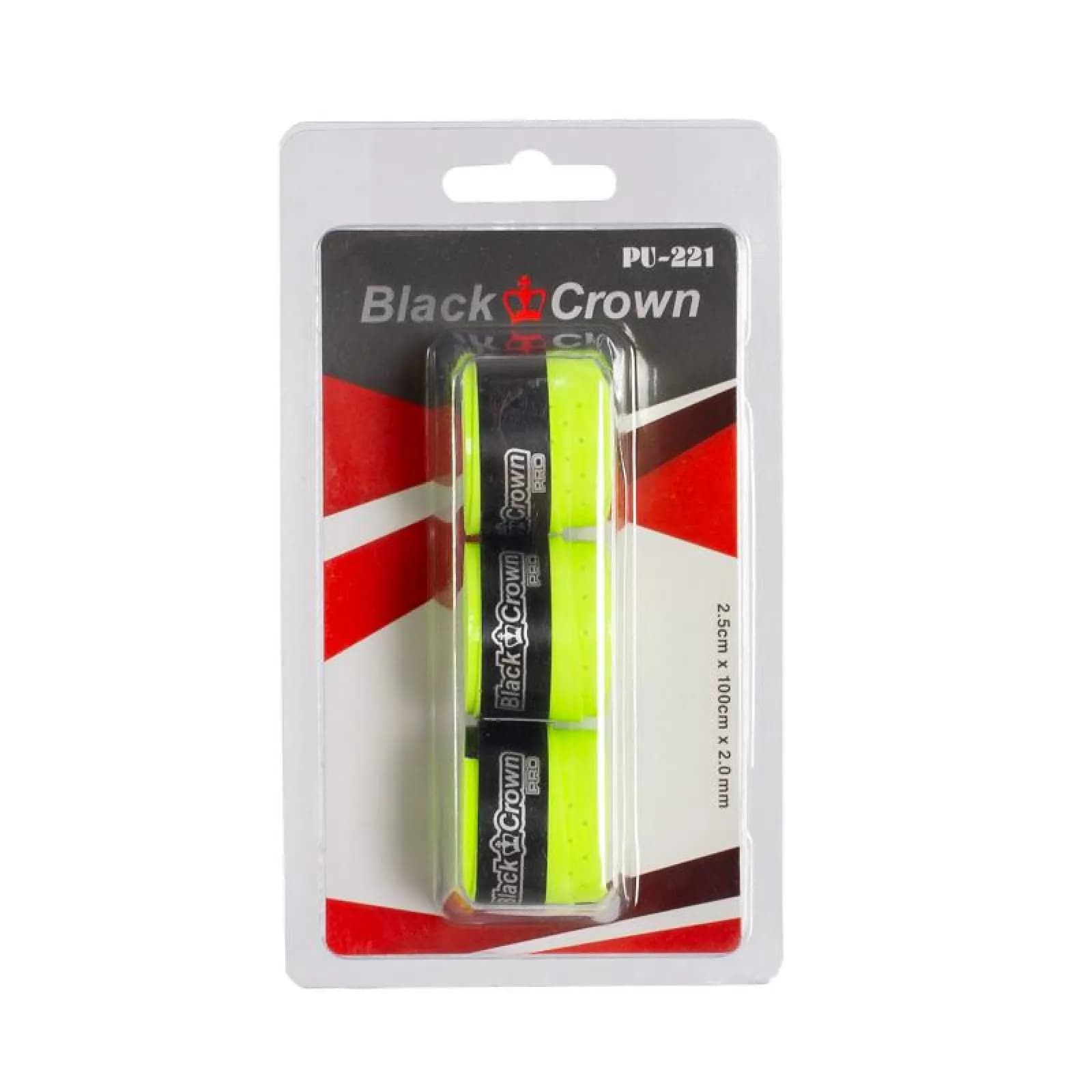 Black Crown Perforowane fluo 3 szt. yellow