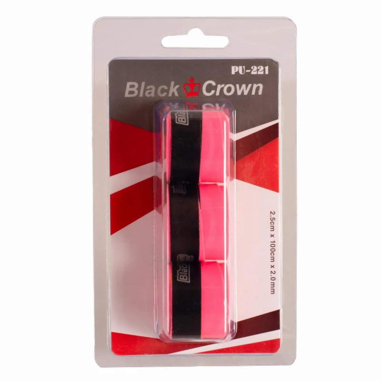 Black Crown Perforowane fluo 3 szt. pink
