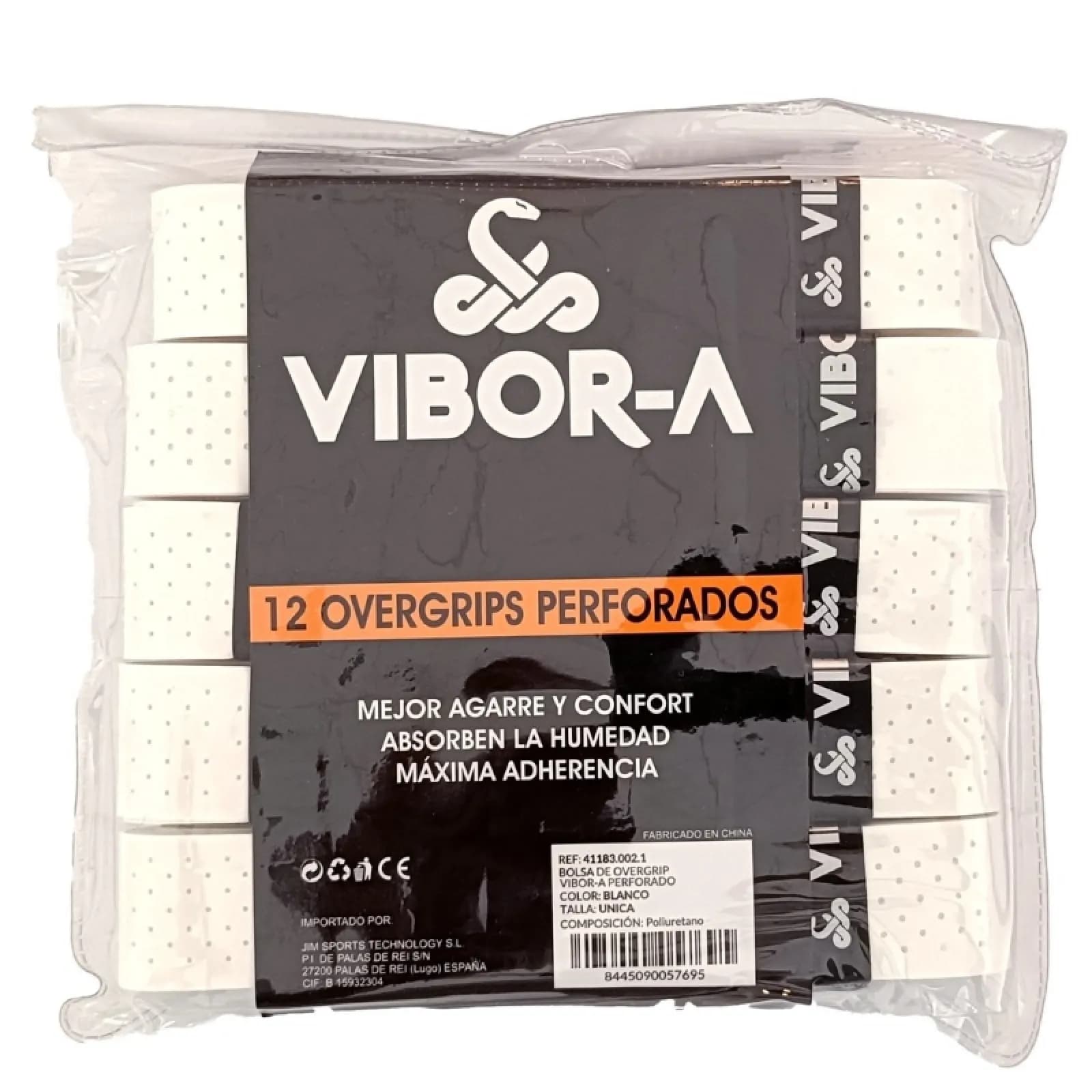 Vibora Perforowane 12 szt. white